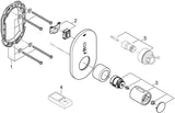 GROHE Eurosmart CE Special Infrarot-Brausethermostat 36456 FMS für 36458/36459 Chrom