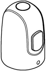 GROHE Absperrgriff 47972 Chrom – Ergonomischer Metallgriff für Grohtherm 1000