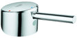 GROHE Hebel 46869 Chrom – Ersatzgriff mit Temperaturanzeige rot/blau