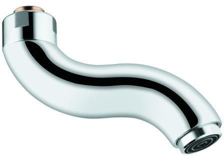 GROHE Auslauf 43957 chrom – S-Auslauf für Thermostat Europlus E, 92 mm Ausladung