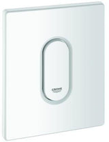 GROHE Abdeckplatte 42380 mit Drucktaste alpinweiß – WC-Betätigungsplatte