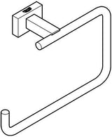 GROHE Handtuchring Essentials Cube 40510_1 aus Metall in Chrom – verdeckte Befestigung