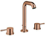 GROHE Essence 3-Loch-Waschtischbatterie mit Zugstangen-Ablaufgarnitur, Chrom