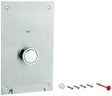 GROHE Abdeckplatte 43176 komplett für Austauscharmatur chrom – Druckknopfbetätigung