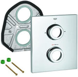 GROHE Rosette 47901 chrom – Armaturenrosette für Grohtherm F THM Rapido mit 2-Wegeumstellung