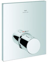 GROHE Grohtherm F Thermostat-Batterie Fertigmontageset – Chrom, SafeStop, hoher Durchfluss