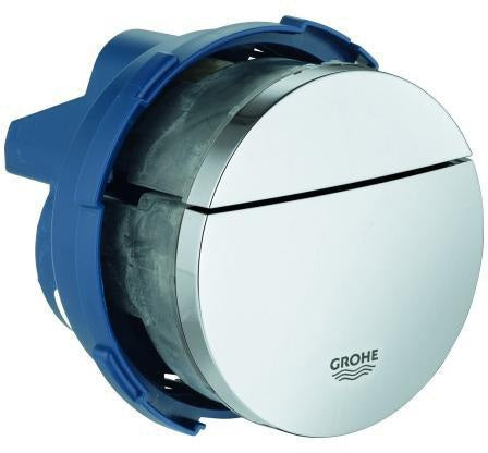 GROHE Drucktaste 66997 Chrom – Passgenaue Betätigung für WC-Spülkästen