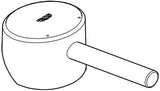 GROHE Hebel 46822 Chrom – Armaturengriff mit rot/blauer Temperaturanzeige