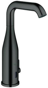 GROHE Essence E Infrarot-Elektronik Waschtisch-Armatur mit Mischung & Temperaturbegrenzer, 6V Batterie, Chrom