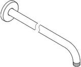 GROHE Rainshower Brausearm 380 mm Chrom – DN15 Wandmontage mit Rosette