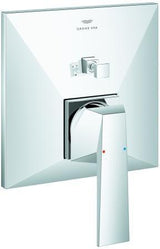 GROHE Allure Brilliant Einhand-Wannenbatterie Fertigmontageset – Chrom, Wandmontage, SilkMove