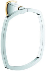 GROHE Handtuchring Grandera 40929 Chrom – Wandmontage, schwenkbar, verdeckte Befestigung