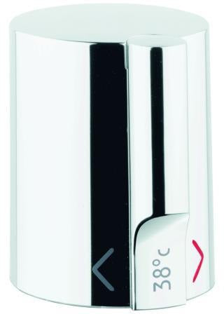 GROHE Temperaturwählgriff 47239 für Tenso – Chrom, mit 38°C-Temperatursperre