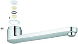 GROHE Auslauf 42423 chrom – Schwenkbarer Wandauslauf mit Laminarstrahlregler