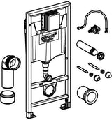 GROHE WC-Element Rapid SL 39863, Bauhöhe 1,13 m, mit Spülstromdrossel, Stahlrahmen, vormontiert