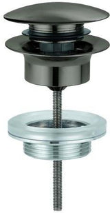GROHE Ablaufgarnitur 65807 mit Klickverschluss für Waschtische, Chrom