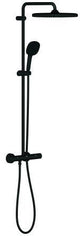 GROHE Tempesta 250 Cube Duschsystem mit Thermostat-Brausebatterie – matt black
