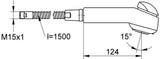 GROHE Doppelstrahl-Brause 440836 für Eichelberg Vento SPT-Batterien – Chrom, 2 Strahlarten