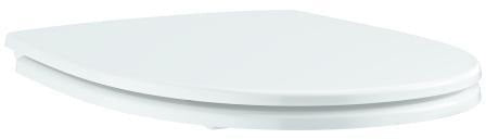 GROHE Bau Keramik WC-Sitz Soft Close Slim mit Deckel alpinweiß – Duroplast, Quick Release