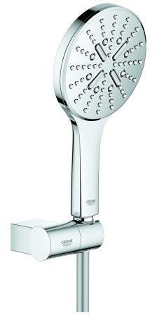 GROHE Rainshower SmartActive 130 Wandhalterset mit 3 Strahlarten, 8,5 l/min, chrom
