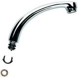 GROHE Gussauslauf 13408 mit Mousseur und Anschlagring, Ausladung 120 mm, Chrom