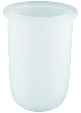 GROHE Essentials Ersatzglas 40393 für WC-Bürstengarnitur – Mattglas, satiniert