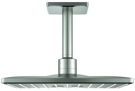 GROHE Rainshower SmartActive 310 Cube Kopfbrauseset mit Deckenauslass 142 mm – Chrom