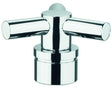 GROHE Griff 45603 für Atrio Ypsilon mit Befestigung – Chrom, StarLight Oberfläche