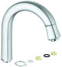 GROHE Auslauf 13349 Chrom – Drehbarer C-Auslauf mit Schaumstrahldüse