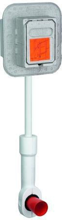 GROHE WC-Druckspüler 37048 Wandeinbau DN20 mit Anschluss für Magnetventil