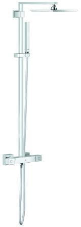 GROHE Euphoria Cube 230 Duschsystem mit Thermostat Wandmontage chrom