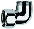 GROHE Anschlusswinkel 12419 3/4 Zoll x 3/4 Zoll Außengewinde chrom für Thermostat Automatic 2000 Compact