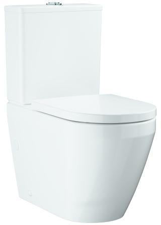 GROHE Euro Keramik Stand-WC-Kombination mit Soft Close WC-Sitz alpinweiß