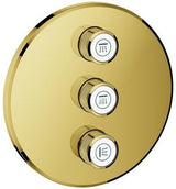 GROHE Grohtherm SmartControl 3-fach Unterputzventil Fertigmontageset rund warm sunset