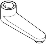GROHE Gussauslauf 13269 chrom – schwenkbarer Auslauf mit Laminarstrahlregler, 117 mm Ausladung