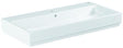 GROHE Cube Keramik Aufsatzwaschtisch 100 cm mit PureGuard und Überlauf – alpinweiß