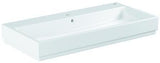 GROHE Cube Keramik Aufsatzwaschtisch 100 cm mit PureGuard und Überlauf – alpinweiß