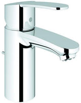 GROHE Eurostyle Cosmopolitan Einhand-Waschtischbatterie Niederdruck Chrom – mit Zugstangen-Ablaufgarnitur