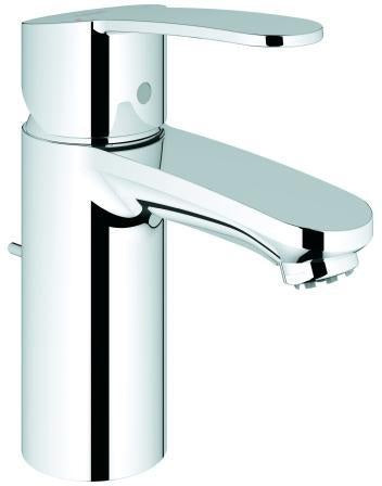 GROHE Eurostyle Cosmopolitan Einhand-Waschtischbatterie Niederdruck Chrom – mit Zugstangen-Ablaufgarnitur