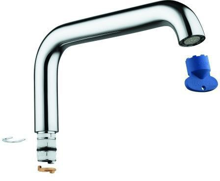 GROHE Rohrauslauf 13375 für Essence EH-Waschtischbatterie XL-size chrom – schwenkbar