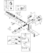 GROHE Eurosmart CE Special L-Size Infrarot-Waschtischarmatur mit Thermostat und 6V Batterie, Chrom
