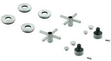 GROHE Kreuzgriff 48406 für Atrio – 2er-Set Chrom mit blau/roter Markierung