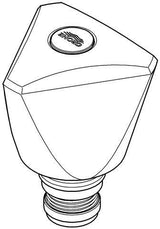 GROHE Oberteil 41817 ABS-Kronengriff DN10 mit Rückflussverhinderer chrom
