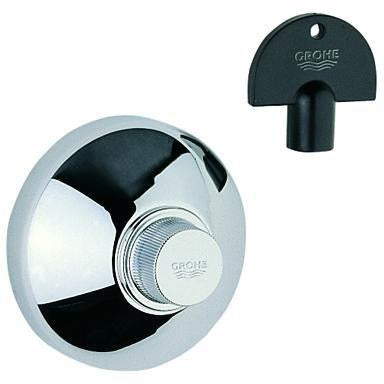 GROHE UP-Ventil-Oberbau 19840 | Unterputzventil-Aufsatz mit Steckschlüssel, 20-80 mm Einbautiefe, Chrom