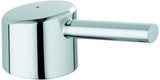 GROHE Concetto Griff Markierung rot chrom – Ersatzgriff mit roter Markierung für Waschtischarmaturen