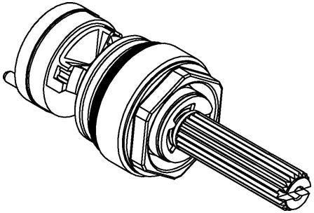GROHE Aquadimmer 49084 für Thermostat-Batterien – Präzise Wassermengenregelung