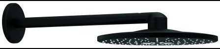 GROHE Rainshower SmartActive 310 Kopfbrauseset 2 Strahlarten phantom black Brausearm 430 mm