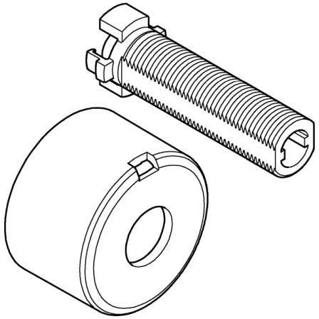 GROHE Spindel 49088 für SmartControl Unterputz Kartusche 48359000 – 3 Stück Set