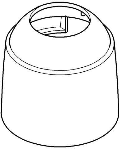 GROHE Kappe 46601 Chrom – Ersatzteil für Armaturen