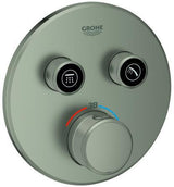GROHE Grohtherm SmartControl Unterputz-Thermostat 2 Absperrventile hard graphite